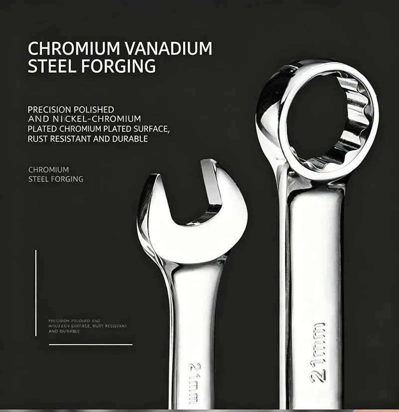 WEELEE 6-32mm Kombinations-Schraubenschlüssel, Metrischer Ringmaulschlüssel, Hardware-Teile, Autoreparatur-Werkzeug, Handwerkzeuge – Detail 4