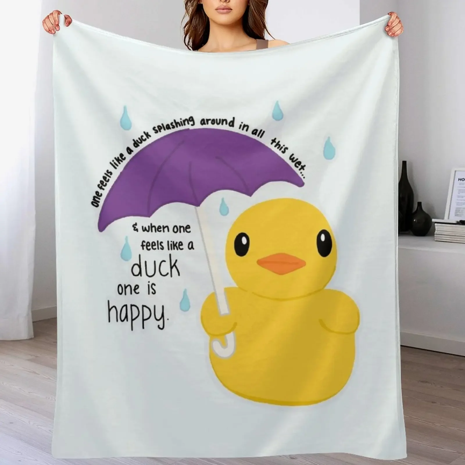 

Duck Throw Blanket Blankets Sofas Of Decoration Thins Decorative Sofa Summer Beddings Blankets