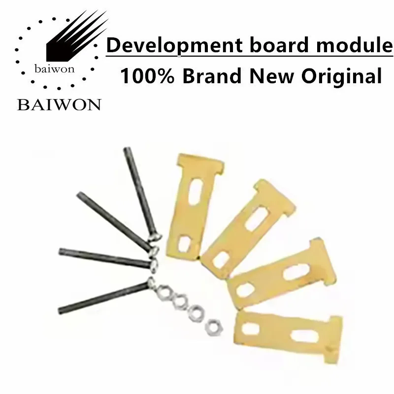 

TT reducer motor fixed bracket T-shaped head with M3 * 30 screws and nuts intelligent car chassis acrylic bottom plate