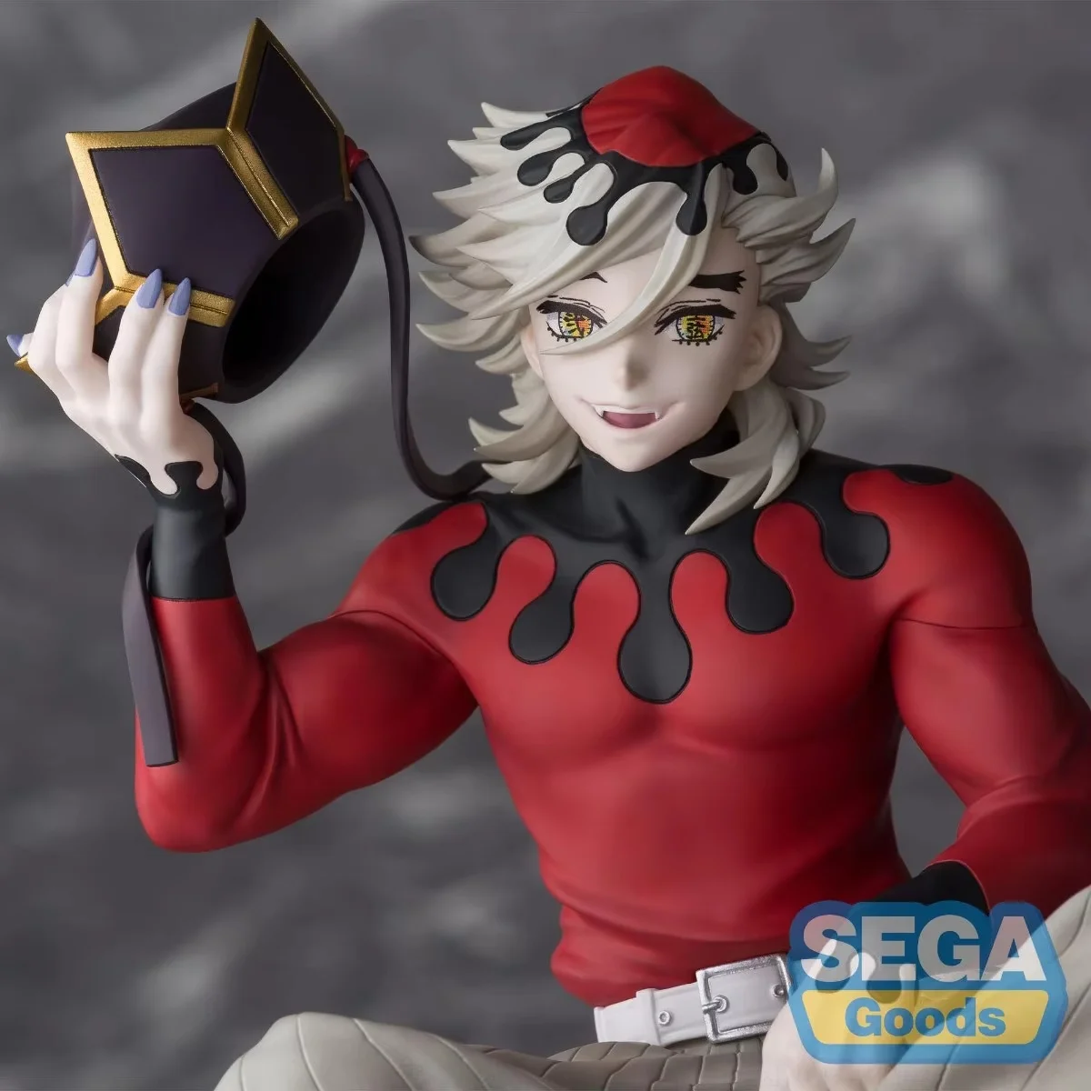 

Коллекционная фигурка Дуомы (Вторая Высшая Луна) из аниме «Истребитель демонов: Кимэцу но Яиба» в сидячей позе — подарок для фанатов