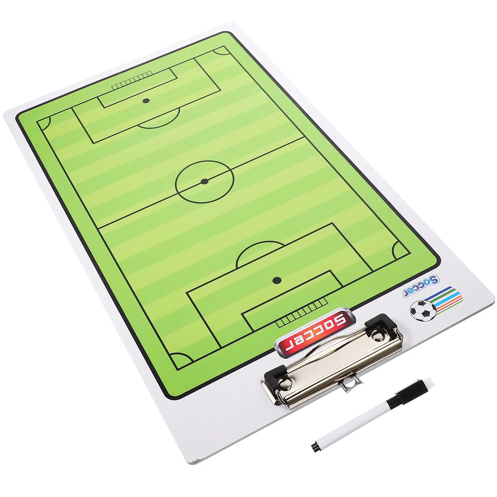 Football Strategy Board Lightweight PVC Reusable Training Board for Soccer Match Planning Coaching and Competition