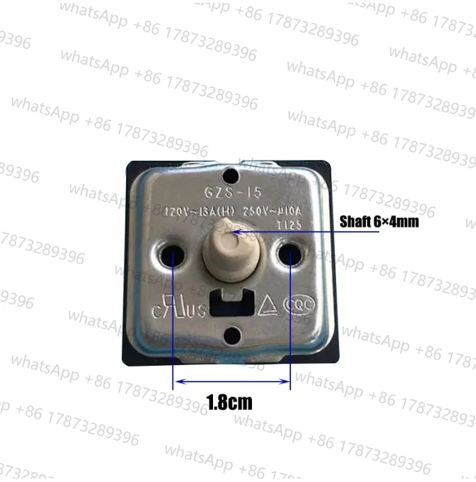 Electric heater rotary switch 4-position 3-speed  Gear temperature control knob for Electric oil heater GZS-15 10AT125