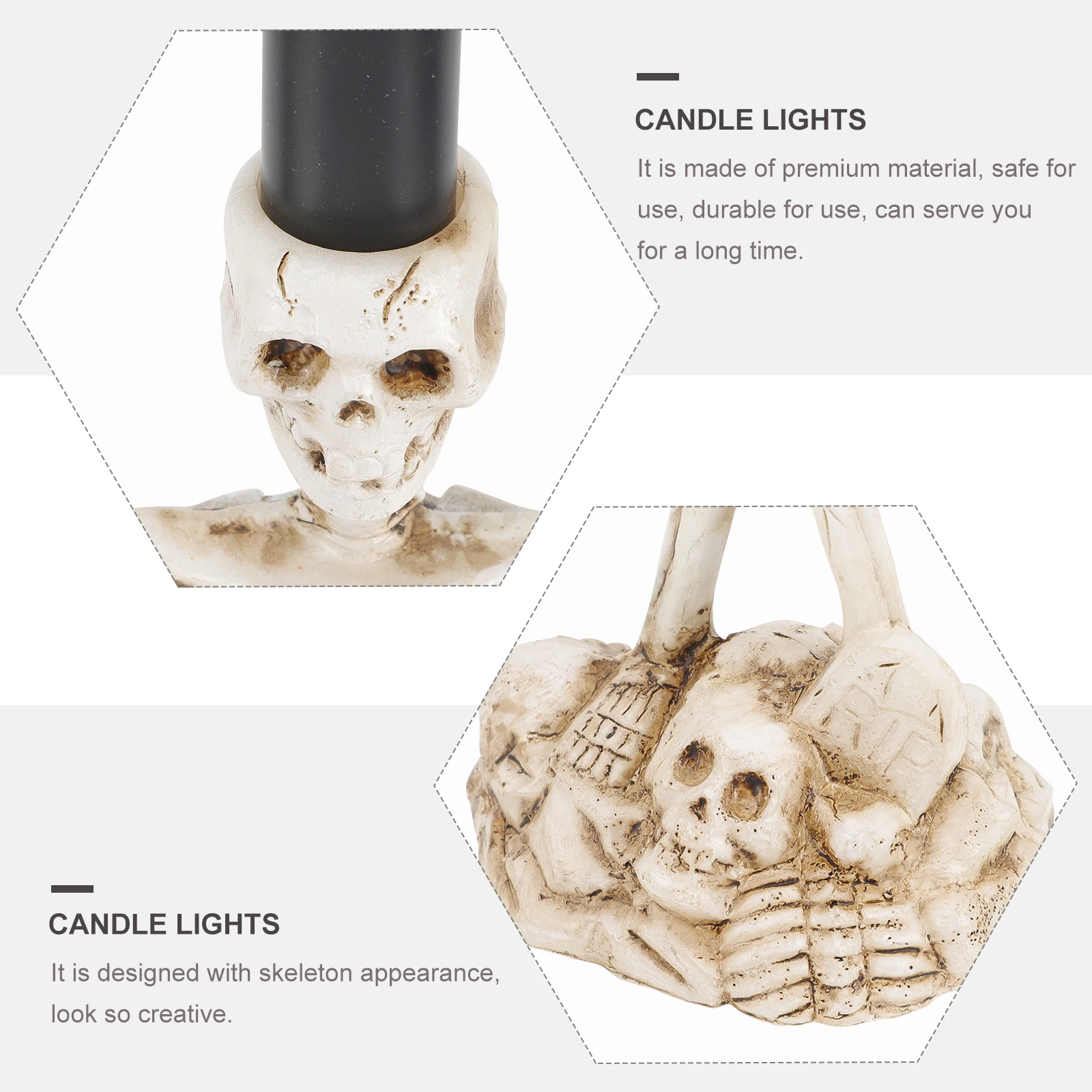 

Halloween Holder Lamp Table Centerpiece Decorative Props Party Supplies Haunted House Decoration Flameless