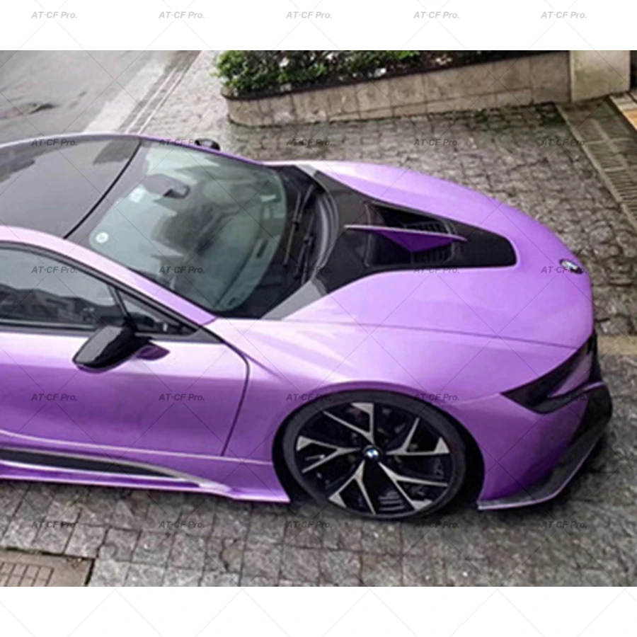 I8 Carbon Fiber FRP Unpainted Front Hood Bonnet Splitter Spoiler Air Intake For BMW I8 Car Trim 2014 2015 2016 2017 2018 2019