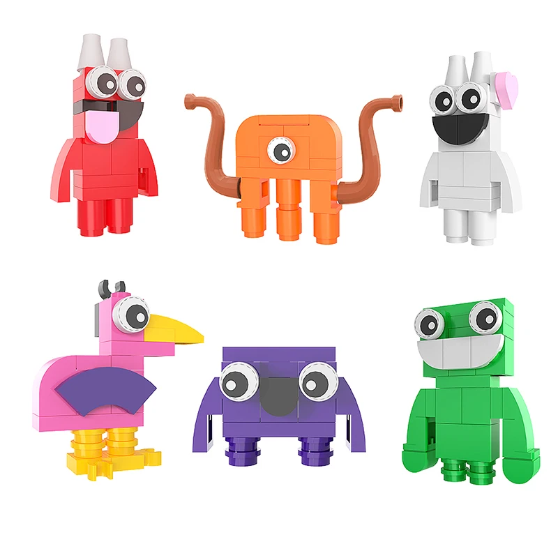 Gobricks All Members Garten of BanBan Jumbo Josh Horror Game Anime Figure Moc Building Block Educational Toys For Children Gifts