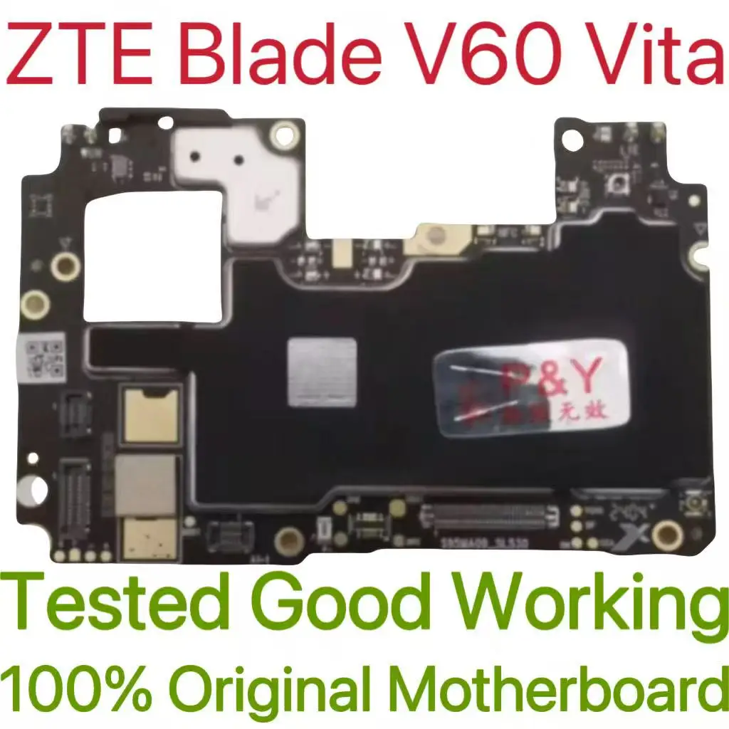 Placa base Original desbloqueada versión Global para ZTE Blade V60 Vita placa de circuito probado placa lógica principal para ZTE Blade V60 Vita