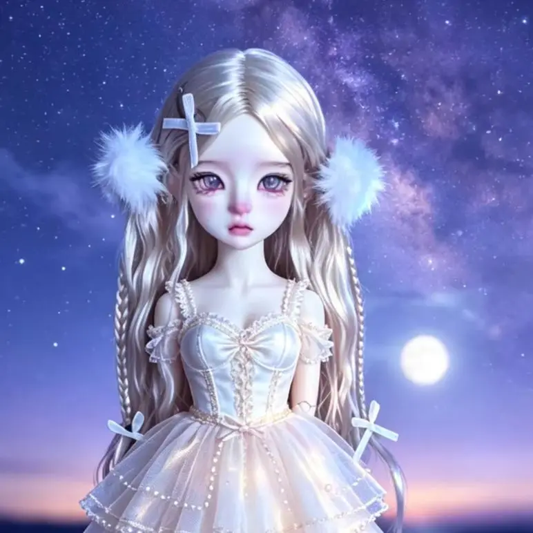 Doll Wig Doll Accessories 1/4 BJD Doll Hair, Fashion Wig Hardhead Shell Mohair Hair Free Shipping