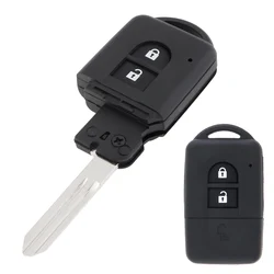 Car Key Shell Case 2 Buttons Smart Car Remote Key Shell Fit for Nissan Micra X-Trail Note Juke Parthfinder