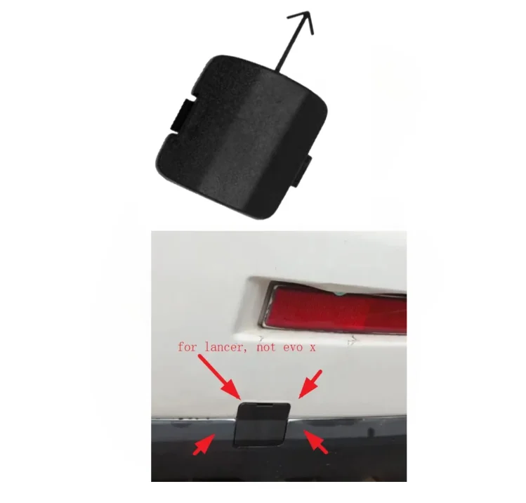 6410A853 Rear Bumper Cap for EVO 10 for Evolution 10 Trim Cover Not for Lancer Modification Replacement Filter 1 Piece