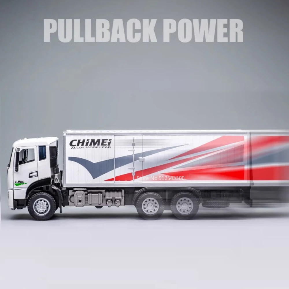 1/32โมเดลรถยนต์ของเล่นรถบรรทุกขนย้ายภาชนะดินเผาทำจากอัลลอยด์ของเล่นจำลองของสะสมของเล่นสำหรับเด็กให้เป็นของขวัญ
