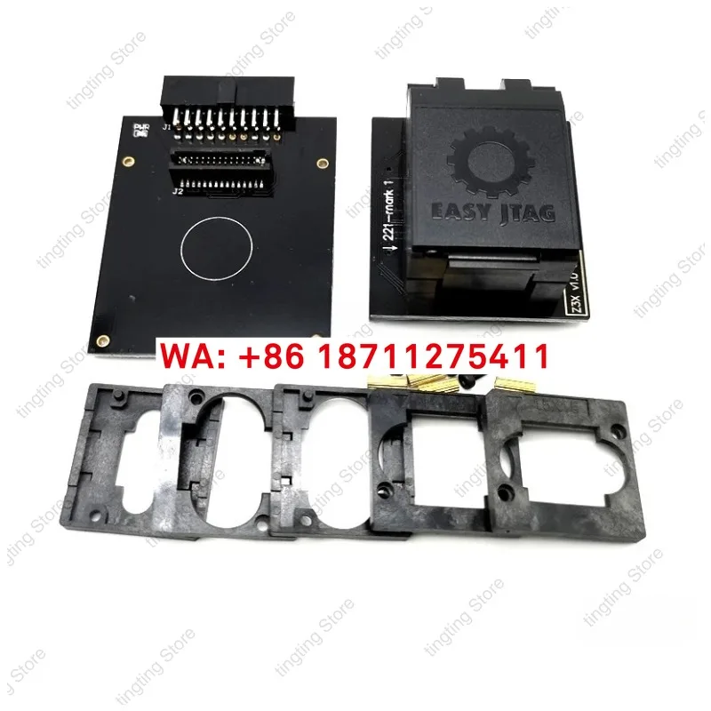 Soporte de prueba de enchufe Original Z3X Easy JTAG Plus Box EMMC 6 en 1
