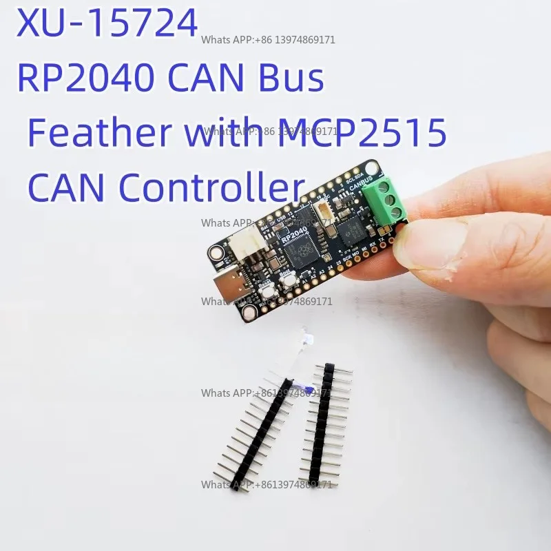 15724 RP2040 CAN Bus Feather with MCP2515 CAN Controller SEMMA Q 5724 Industrial Communication Development Board Accessory