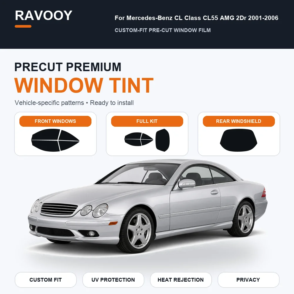 premium-precut-window-tint-kit-front-rear-windows-for-mercedes-benz-cl-class-cl55-amg-2dr-2001-2006-car-solar-nano-ceramic-film