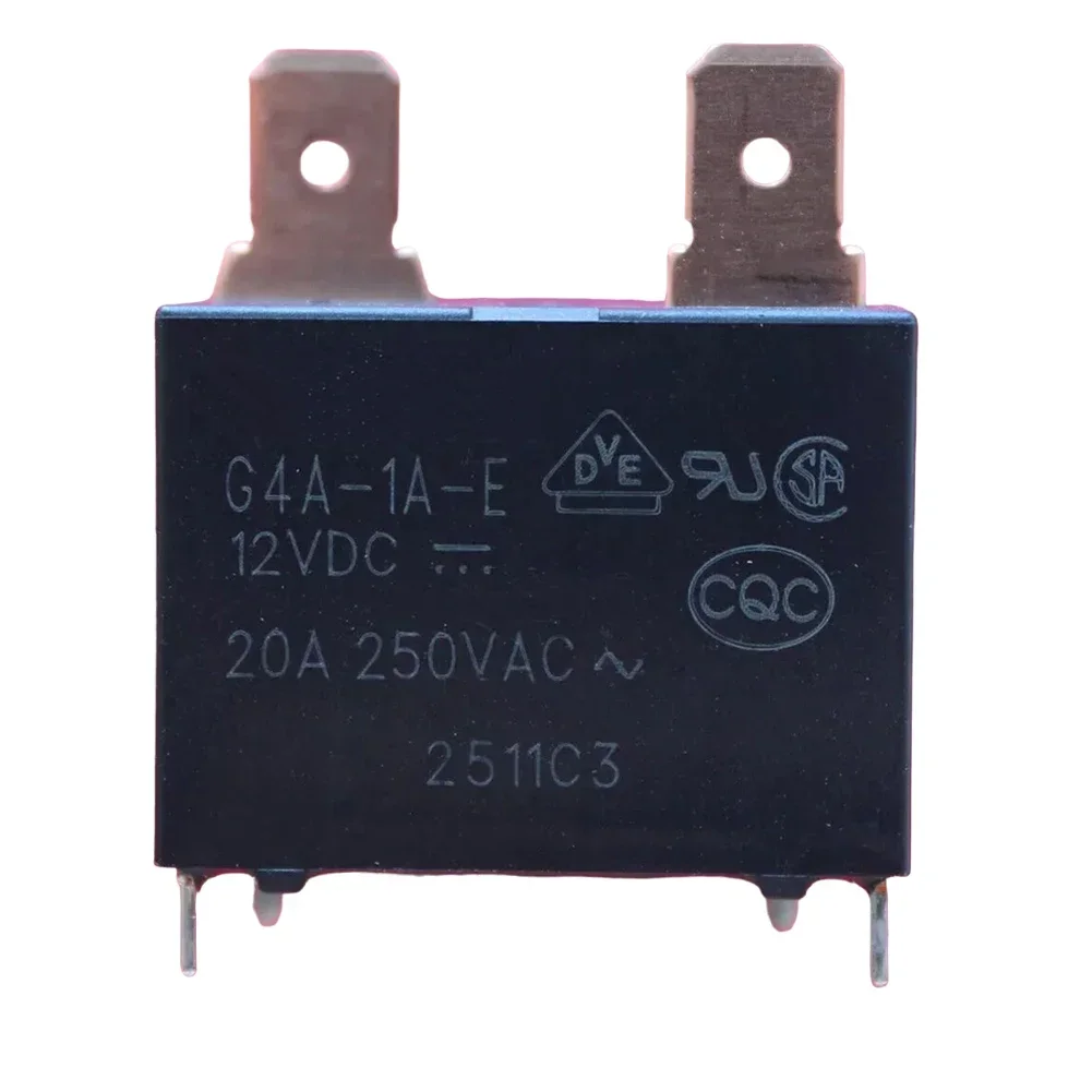 

For Electronic Projects Compact Power Relay 12V Relay For Control Systems Black Color Dimensions 30.5mm X 15.7mm X 23.3mm