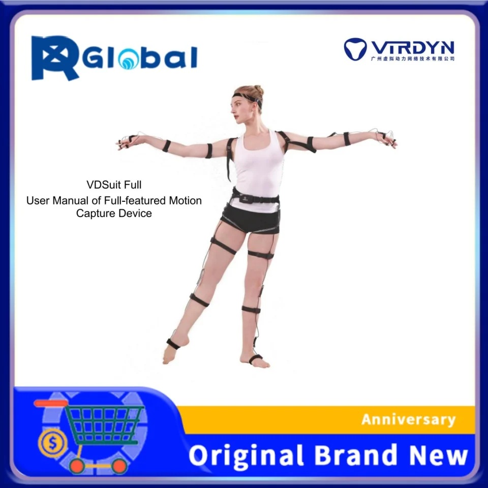 VIRDYN VDSuit Full Body Action Animation  Equipment Inertial Motion Capture System Metaverse Ai Digital Human and MHand Pro Fing