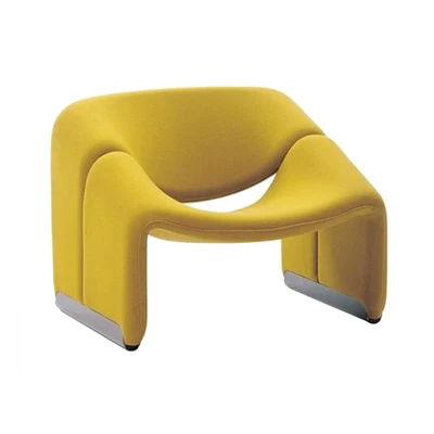 Nordic Smile Chair Retro Designer Danish Single Sofa Casual Chair Nordic