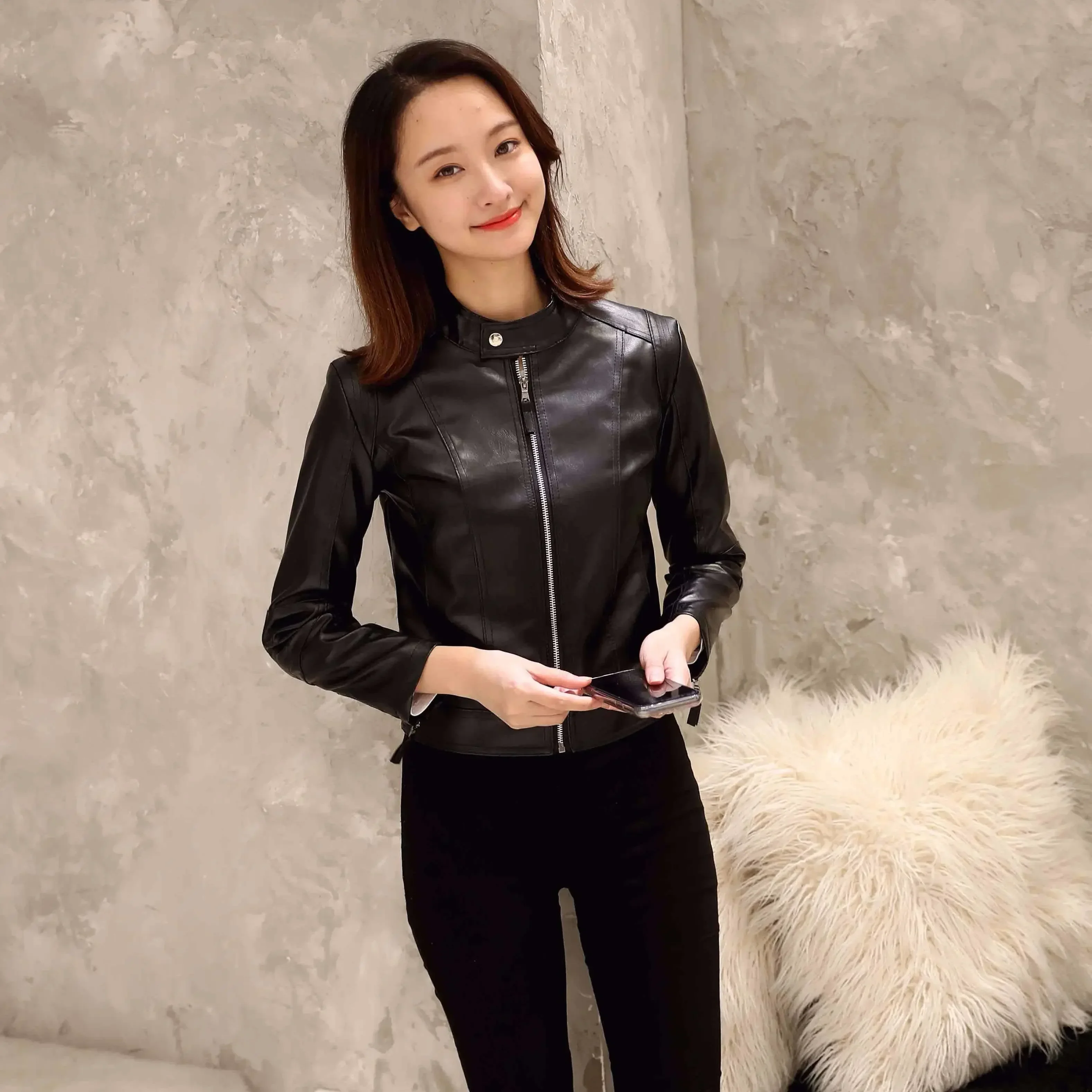 New in Skinny Women's Bomber Jackets Spring Autumn Slim Female Baseball Aviator Coats Products Trend 2024 Harajuku 2025 Casual