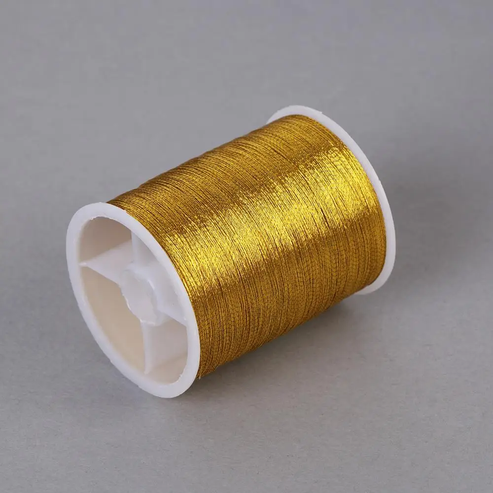 100 metres Hand Handmade Crafts Sewing Machine Embroidery Thread gold wire Cross Stitch