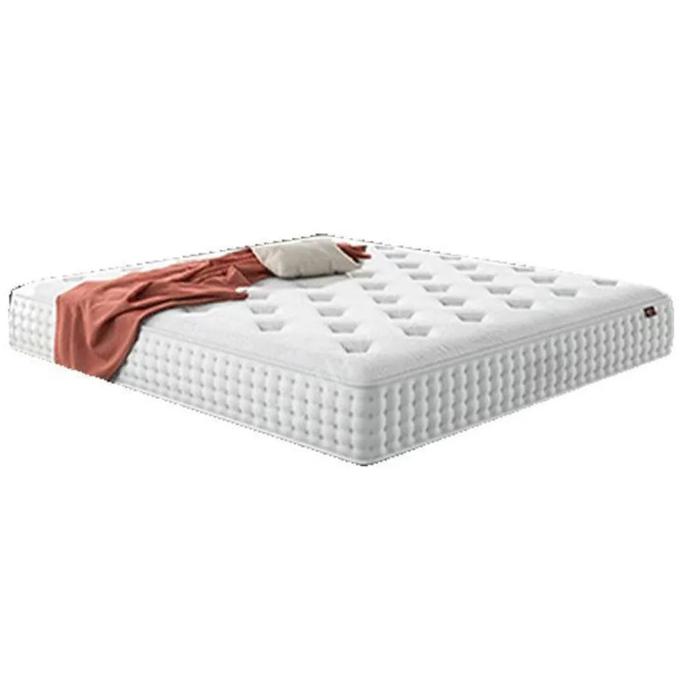 Individually Wrapped Online Queen king Factory Manufacturing Pocket Sprung Latex Mattress Seamless Sleep Hypo-allergenic