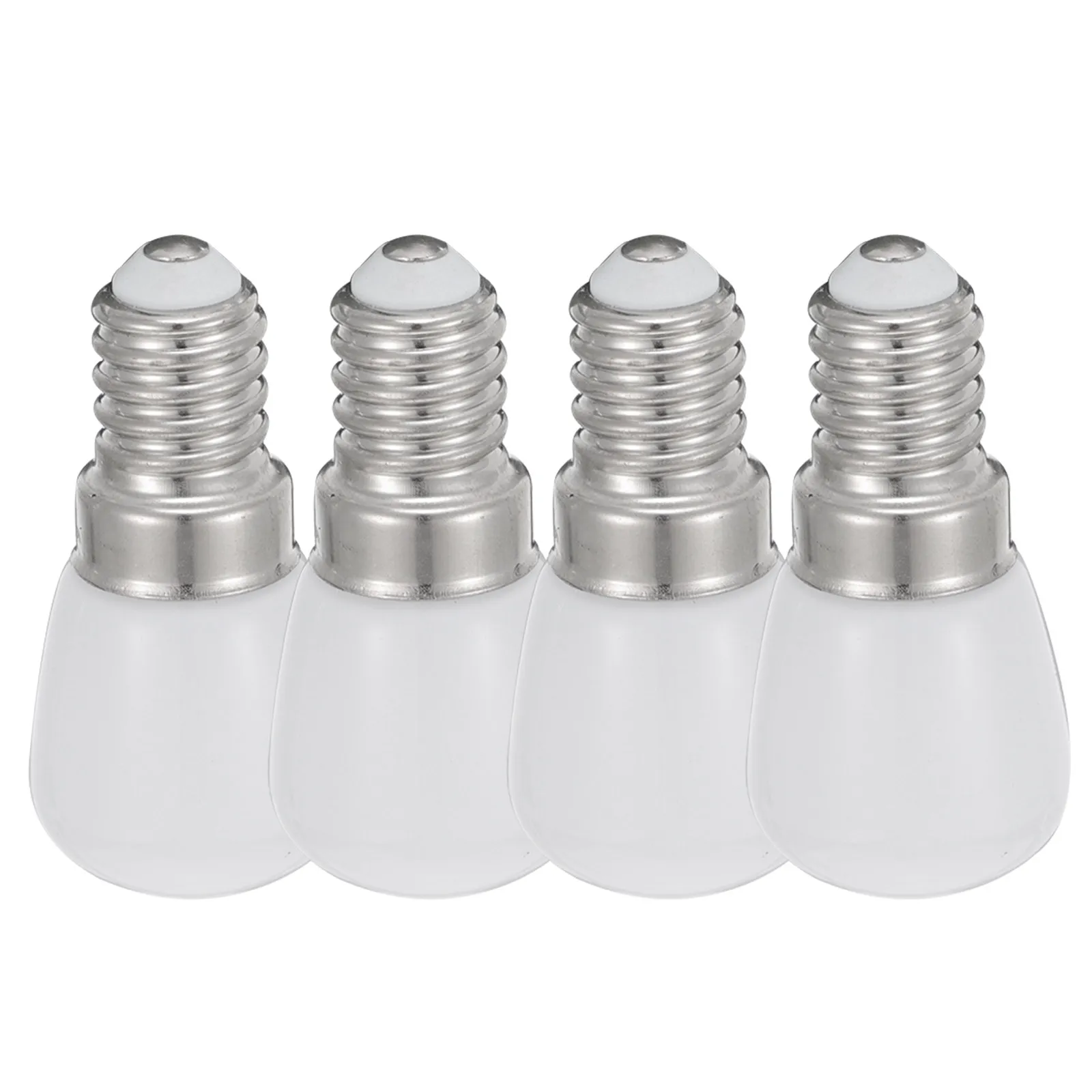 4Pcs LED Refrigerator Bulb 3W E14 Ceramic Energy Saving Replacement Light for Fridge Range Hood Chandelier Refrigerator Bulb