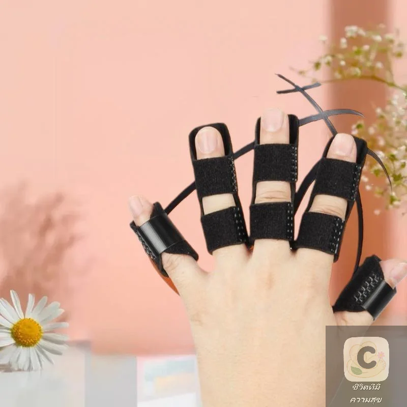 Finger Recovery Splint, Straightening Brace with Adjustable 