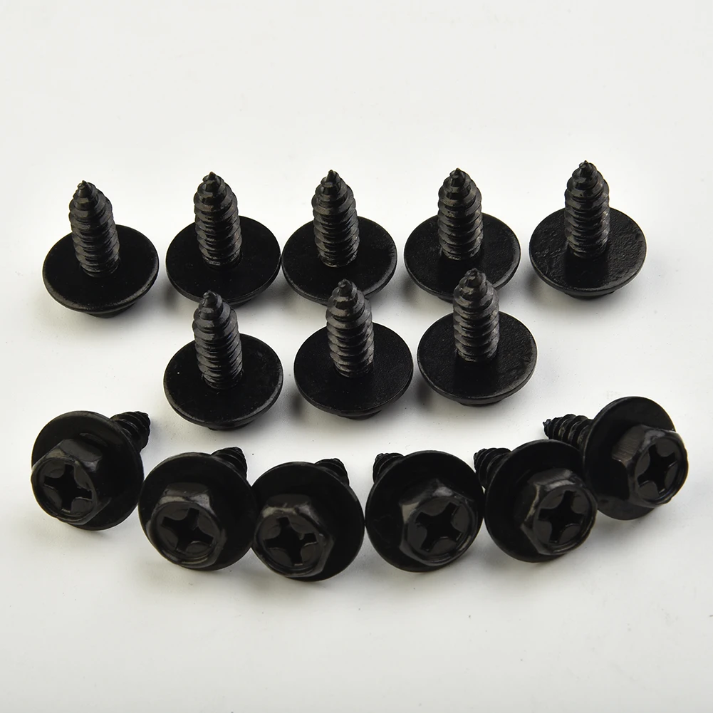 30pcs rivetti in plastica elementi di fissaggio vite paraurti auto parafango rivetto nero clip di fissaggio per auto per Toyota 90159-60498