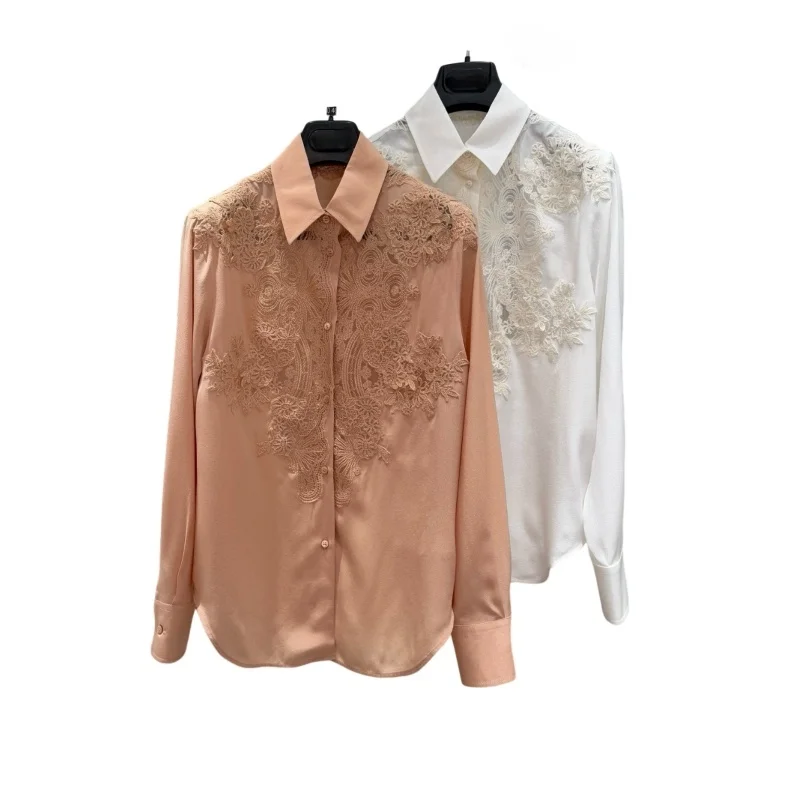 

Beautiful All-Match Fashion Simple and Comfortable Temperament Women's Solid Color Cotton Shirt Loose Fit Blouse AF1109