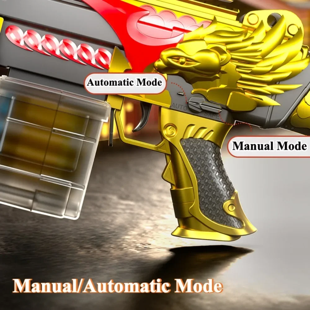 M249 manuel/cuisson automatique balle molle jouet pistolet enfants fusil d'assaut modèle jeux de tir en plein air cadeau de noël