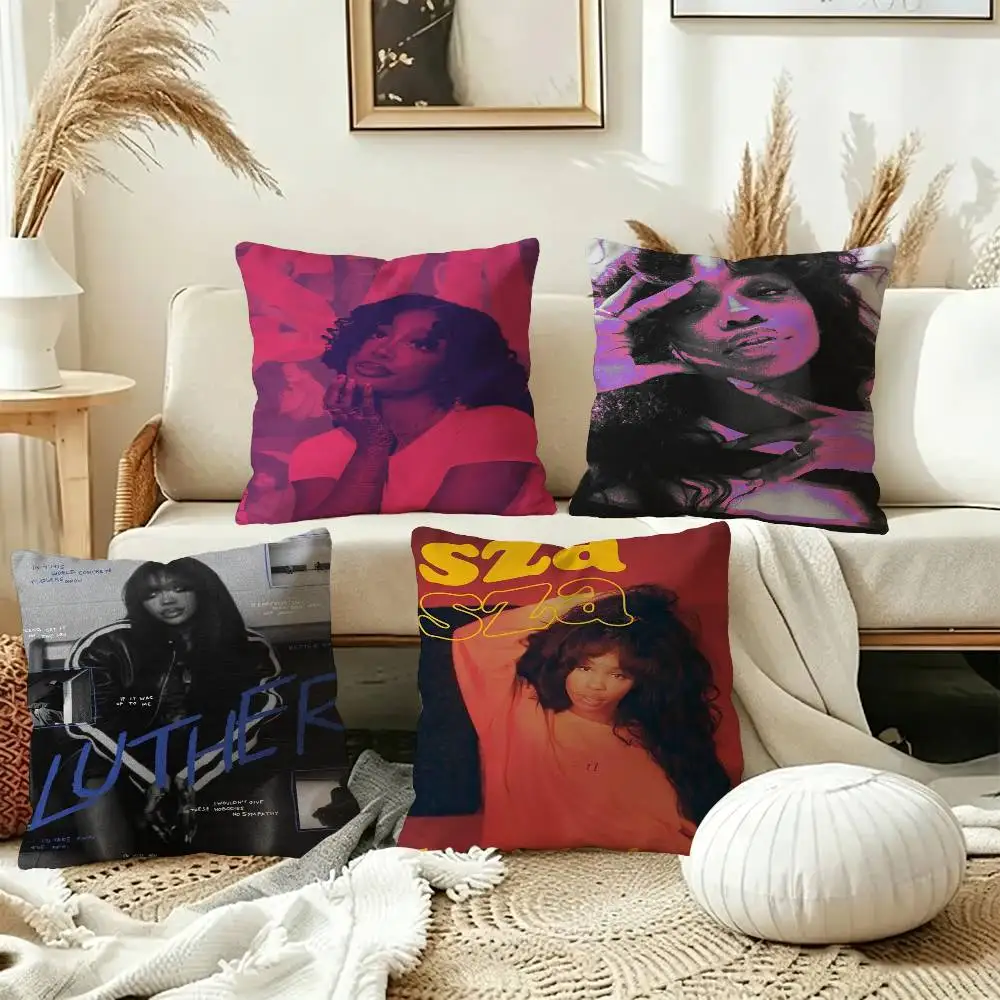 Singer S-SZA Cushion Cover Polyester Sofa Cushions Decorative Throw Pillows Home Decoration Pillowcover
