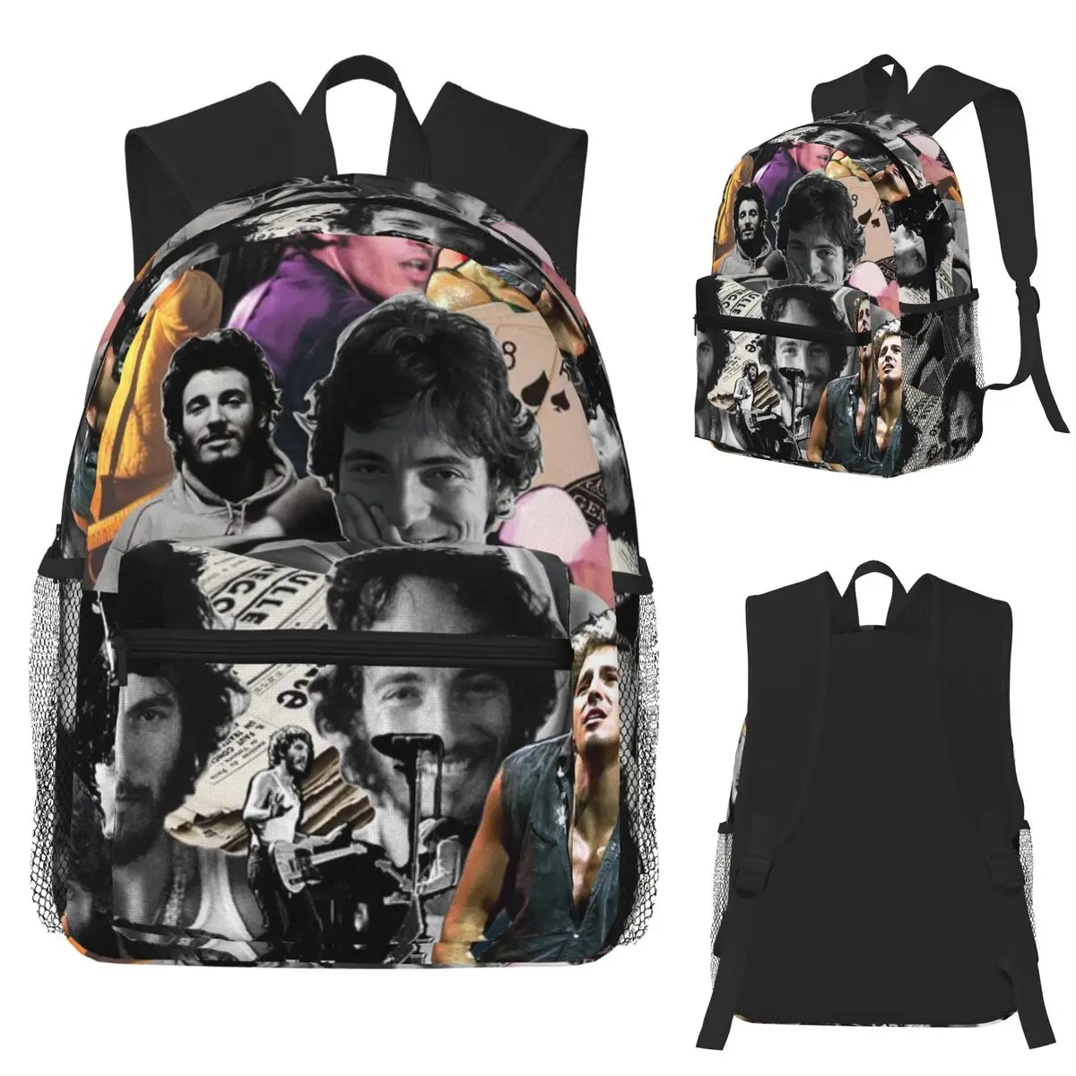 

Брюс Спрингстин, студенческий рюкзак, школьная сумка, походный дорожный рюкзак для мужчин и женщин, модная сумка для книг, сумки на плечо