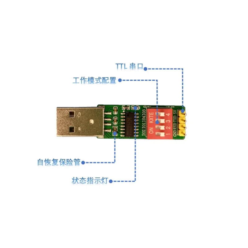 CH9328USB Porta serial de chip sem unidade Uart para transmissão de dados do módulo de chip de teclado HID