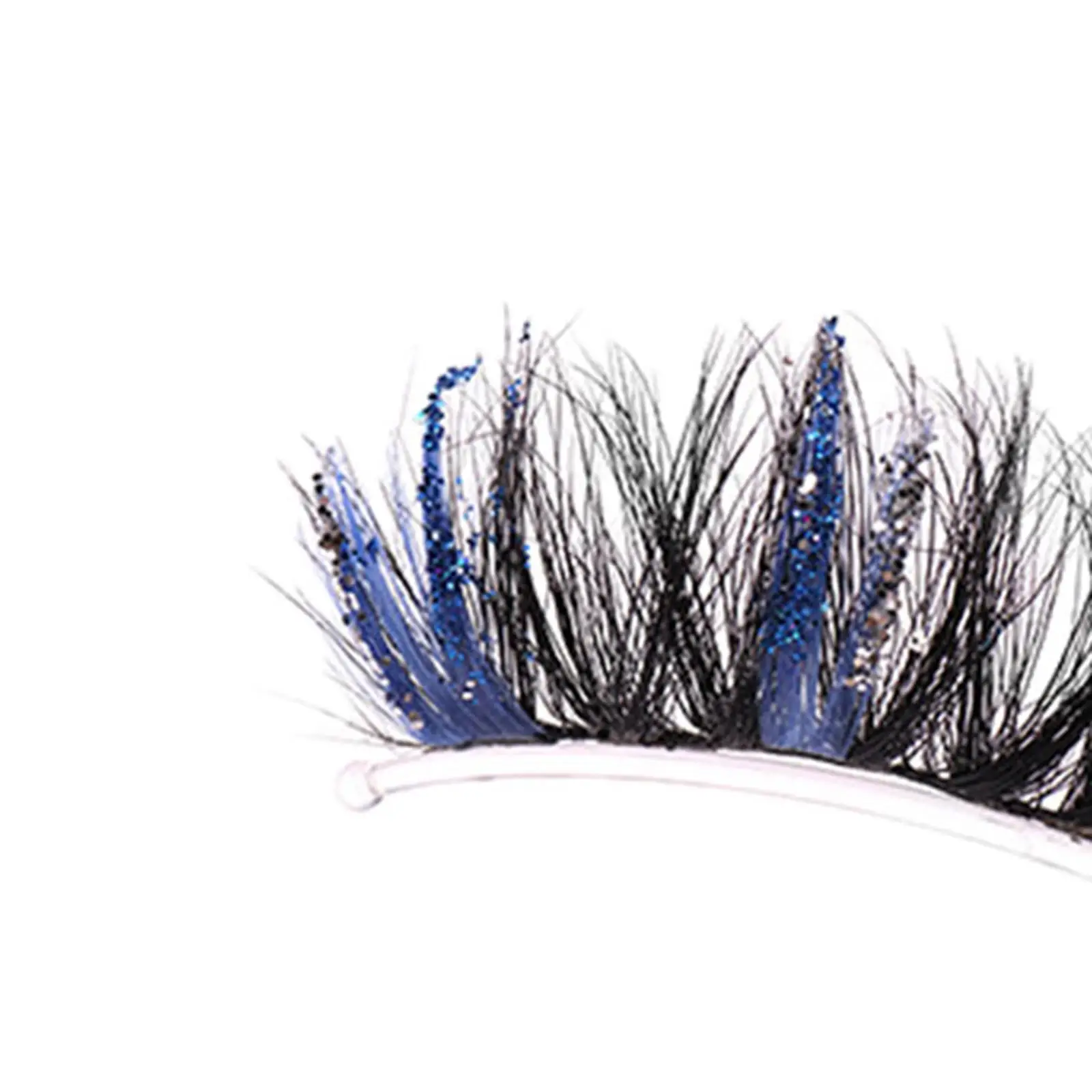Cílios postiços coloridos D Curl Strip cílios de vison para cosplay