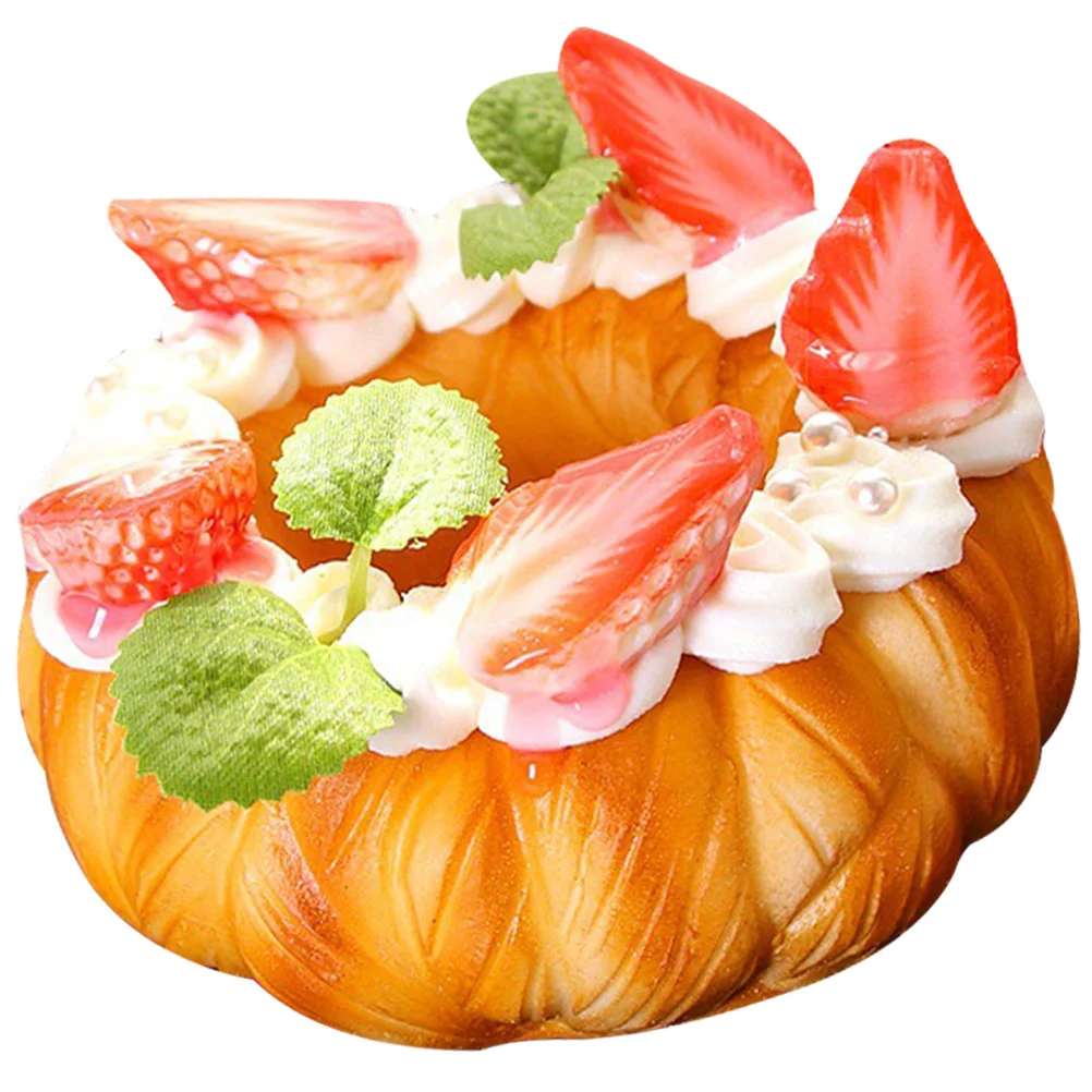 Artificial Dessert Food Faux Donuts Decor Fake Wedding Simulated Toy Kids Cakes