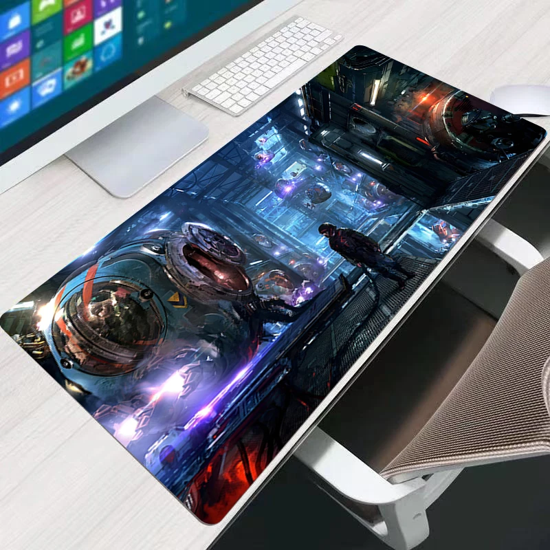 카와이 마우스 패드 은하계의 수호자 귀여운 소녀 가비네트 게이머 컴퓨터 책상 매트 키보드 패드 PC 게임 액세서리 마우스패드