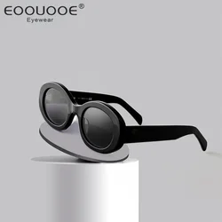 Brand Fashion Women Sunglasses 100% Handmade Acetate Polarized Gray Optics Prescription Leopard Eyglasses 40194