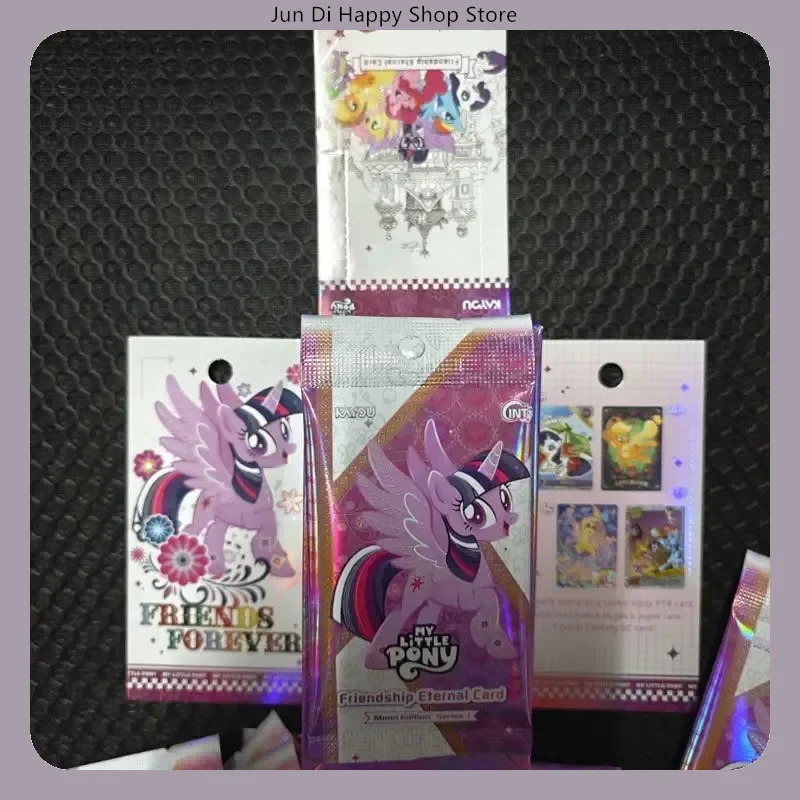 Kayou Official Trading Card Collectible Rare Sc Sgr Ur My Little Pony Friendship Eternal Card Moon Edition Sea Full Box 10 Packs