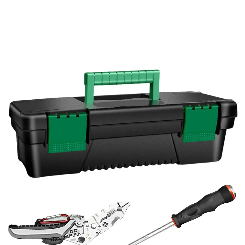 Carpentry Tool Box 10Inch Tool Box ABS Lock Buckle Comfortable Handle Easy To Open And Close High Frequency Use
