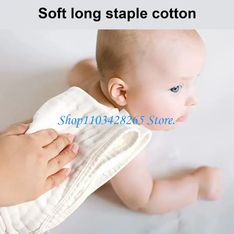 

6pcs Burp ткань абсорбирующая кормящая полотенце дышащее наплечше