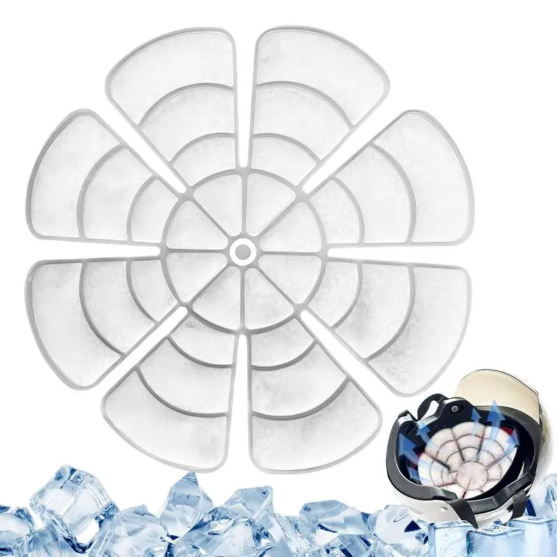 Cooling Hard Hat Inserts Multifunction Head Ice Pack Reusable Safety Hard Hat Cooling Pad Cooling Hat Ice Pack Liner for Outdoor