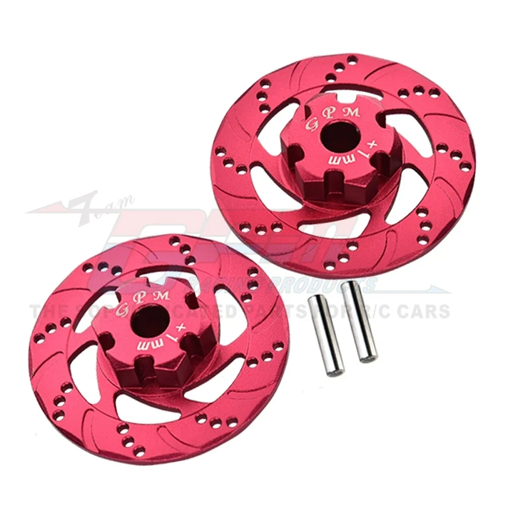 GPM for Traxxas 1/7 UDR Unlimited Desert Racer Race Truck 85076-4 85086-4 Metal Aluminum +1MM Wheel Hubs Brake Disc 8569 8568