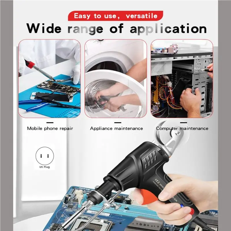 AC88-Ayyecoeeye Internally Heated Industrial Laser-Welding Tool, Multi-Function Automatic Corded 110V Soldering Iron US Plug