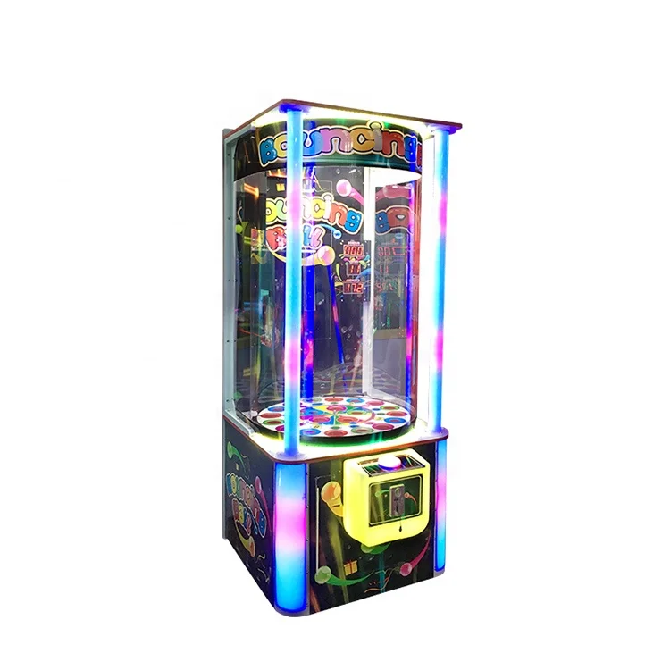 Happy Bouncing Redemption Arcade Ticket Machine Ball Lottery Games Coin Operated Indoor Entertainment