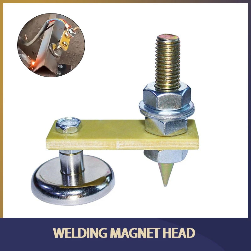 Saldatura testa magnetica saldatura magnetica Fix morsetto a terra forte supporto per saldatura magnetica per utensili elettrici a terra caldo!