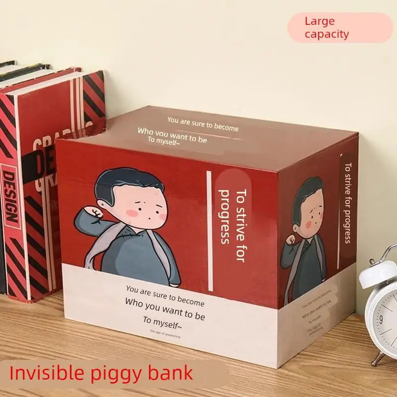 

Adults Only Saving Bank 2025 New Version Invisible Money Box Large Capacity Can't Withdraw Creative Gift Festival Supplies