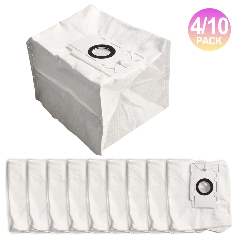 

4/10pcs 4L Dust Bags For EZVIZ CS-RA-KIT07 For CS-RC3 CS-RE4P Robot Vacuum Cleaner Spare Parts Replacement Accessories