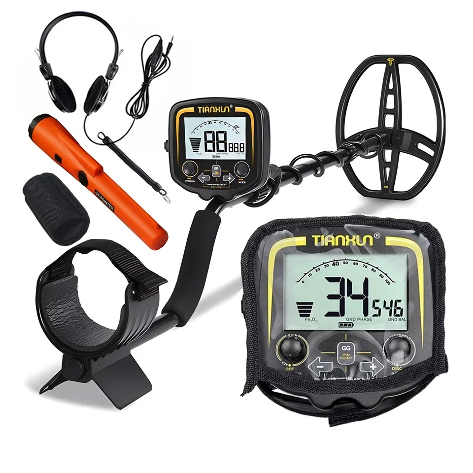 TX-850 Professional Metal Detector Waterproof Search Coil High Precision Gold Treasure Hunter Underground Scanner LCD Display De - view 3