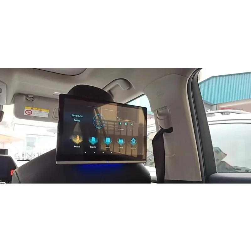 11.6 Inch IPS 4 Core Android 1920*1080 Universal Headrest for Car Monitor Touch Screen for Car Audio  WIFI FM Video Screen