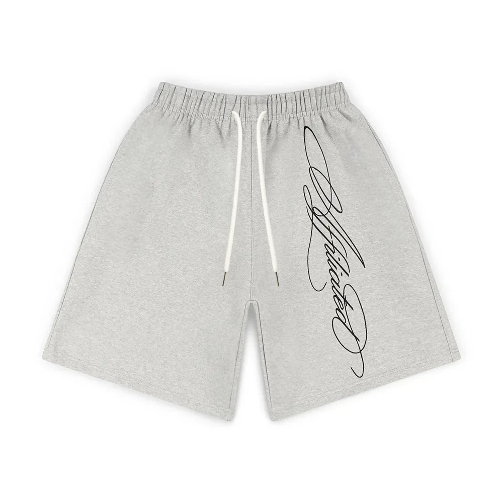 Image of Herren- und Kinder-Shorts Streetwear Amerikanischer Retro-Stil Herren Hip-Hop Graffiti-Buchstaben Baggy Sport Jogging Sommer Casual Basketball