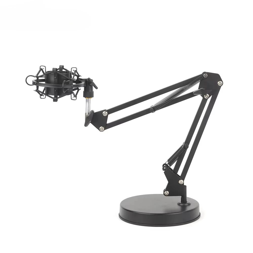 Tabletop Suspension Microphone Stand Compatible With Shure MV5 MV5C MV 5 C Mic Boom Arm Mount Desktop Bracket Holder Support