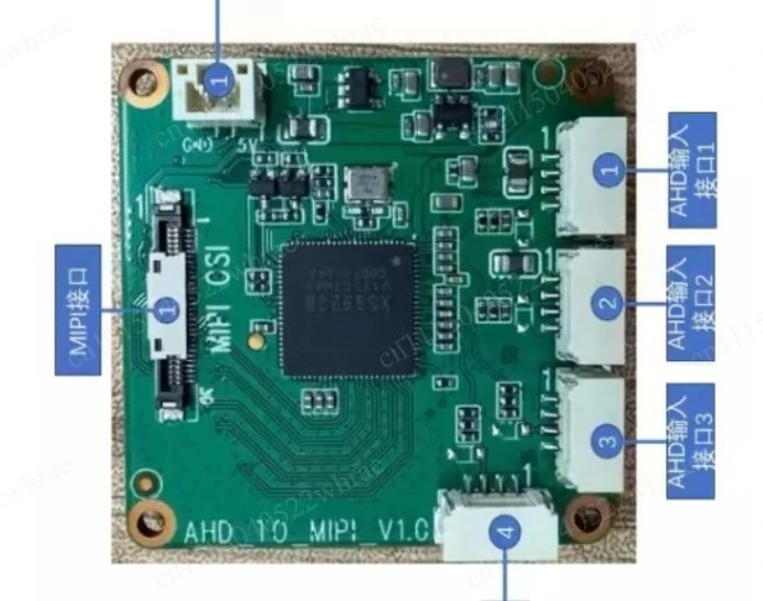 AHD to MIPI Converter Module 4CH XS9922B Adapter Board 4 Lane CSI Interface for IPC Camera Car DVR Board
